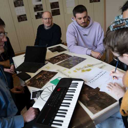 INMM Darmstadt 79. Frühjahrstagung 8.-11.4.2026 „echt“ 10.4.2026 Parcours der Möglichkeiten Gesa Rachel Biffio und Marko Zdralek „Floß der Medusa“